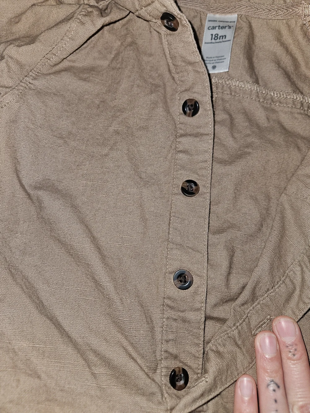 Carters any cotton